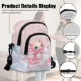 thumbnail image 6 of Xixirimido Axolotl Snowman Christmas Pattern Small Crossbody Purses Bags for Women Men Travel, Chest Sling Bag Women Casual Cross Body Bag Sling Backpack Pink, 6 of 7