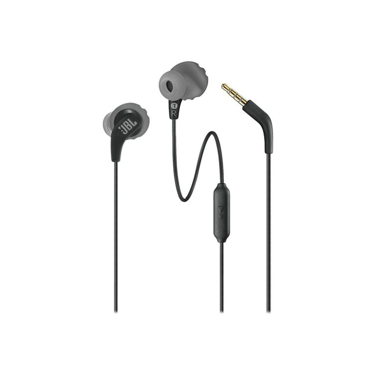 JBL Endurance RUN - Earphones mic - in-ear - over-the-ear mount - - 3.5 mm jack - black - Walmart.com