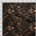 thumbnail image 4 of oneOone Viscose Chiffon Chocolate Brown Fabric Geometrical Water Color Sewing Craft Projects Fabric Prints By Yard 42 Inch Wide, 4 of 4