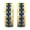Blue Sapphire, variant on Collection Round Blue Sapphire Huggies Hoop Earrings for Women in 925 Sterling Silver