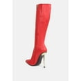 thumbnail image 4 of Hale Faux Leather Pointed Heel Calf Boots, 4 of 10