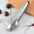 thumbnail image 3 of Redempat Nut Clip Cracker Stainless Steel Walnut Sheller Opener Portable Washable Dorm Bar Restaurant Kitchen Handheld Gadget, 3 of 6