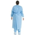 thumbnail image 2 of Halyard Disposable SMS Protective Procedure Gown Blue Large 60 per Case, 2 of 4