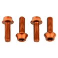 thumbnail image 1 of Wolf Tooth Precision Anodized Water Bottle Cage Bolts - 4 Pcs. Orange, 1 of 11