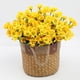 thumbnail image 1 of Flores artificiales rojas, blancas, amarillas, rosas y naranjas | Flores artificiales de plástico para decoración del hogar | Ramo decorativo de 31 cm para uso en interiores y exteriores, 1 of 6
