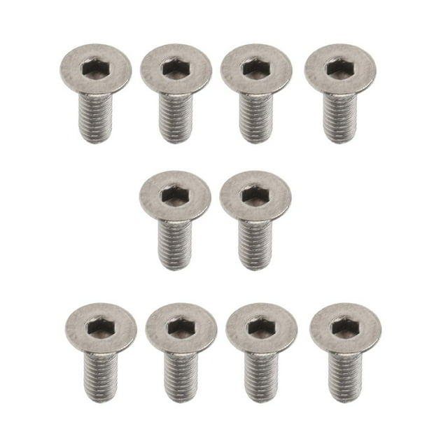 Tornillos hexagonales de aleación de titanio M3 (10 unidades, 6/8/10/12/15 mm) M3 x 12 mm