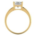 thumbnail image 4 of Solitaire Engagement Ring for Women - 2.5ct White Sapphire in 14K Yellow Gold Promise Ring, 4 of 6