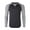 121 Black / Grey, variant on ZIMEGO Men’s Long Sleeve Crew Neck Color Block Baseball T-Shirt - Athletic Fit Fashion Basic Essential Shirts with Curved Bottom Hem