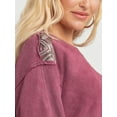 thumbnail image 4 of Jessica Simpson Women's Merril Embellished Crewneck Pullover Top, Sizes XS-XL, 4 of 6
