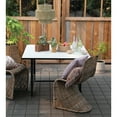 thumbnail image 4 of Bloomingville Cotton Pieced Mudcloth Pillow, 4 of 5