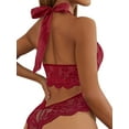 thumbnail image 4 of Gvmfive Women Sexy Lingerie Lace Babydoll Bodysuit Sleepwear Underwear, 4 of 5