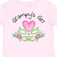 thumbnail image 4 of Inktastic Grampy's Girl- Heart Flowers Girls Toddler T-Shirt, 4 of 5
