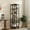 Walnut Brown#91, variant on Display Shelves 7 Tier Rotating Shoe Rack Tower, Spinning Shoe Display, 360 Shoe Rack Storage Round Carousel, Vertical Handbag Rotate Shoes Closet Organization (WHITE),Wooden Display Shelves