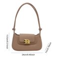 thumbnail image 2 of Sestro Hombro Bolso Mujeres Chicas Pu Cuero Color Sólido, 2 of 9