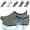 gray, variant on TELOLY Water Shoes for Women Men,Slip Protection Womens Beach Shoes,Water Shoes Men for Beach Swim Pool Surf Exercise,Gray
