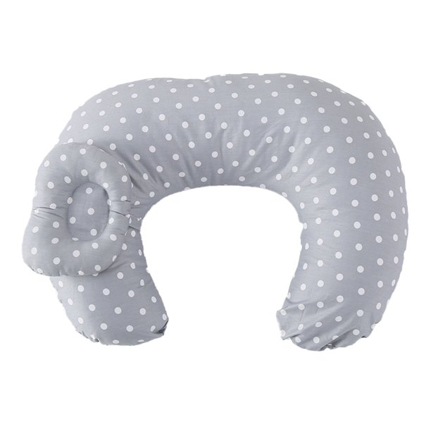 Almohada y localizador de lactancia para bebé, almohada de cuidado y soporte para bebé en forma de U lavable a máquina, localizador de cabeza de recompensa