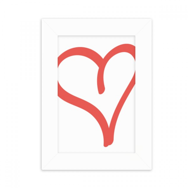 Heart Shaped Line Valentine's Day Desktop Photo Frame Picture Display Decoration Art Painting