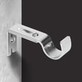 thumbnail image 1 of Boreal Craft Wall Picture Hanger Strips Adjustable Metal Roman Pole Bracket With Curtain Rod Hook Base Accessory, 1 of 4