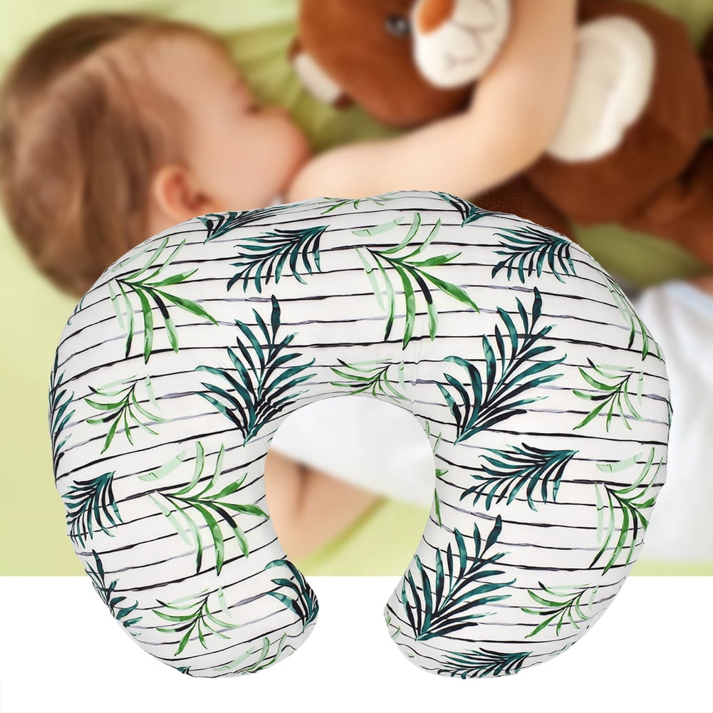 Mgaxyff Soft Flexible UShaped Nursing Pillow Slipcover Breastfeeding