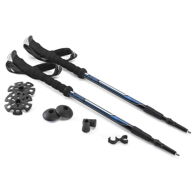Bastones de senderismo Cascade Mountain Tech Twist Blue EVA