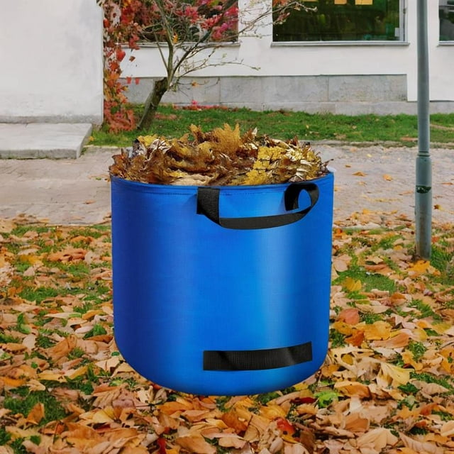 Bolsas multifuncionales para desechos de jardín con asas, plegables, de gran capacidad, duraderas, 200 litros