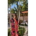 thumbnail image 5 of Bsubseach Floral Women Bikini Cover Up Kaftan Swimwear Summer Beach Dresses Loungewear, 5 of 7