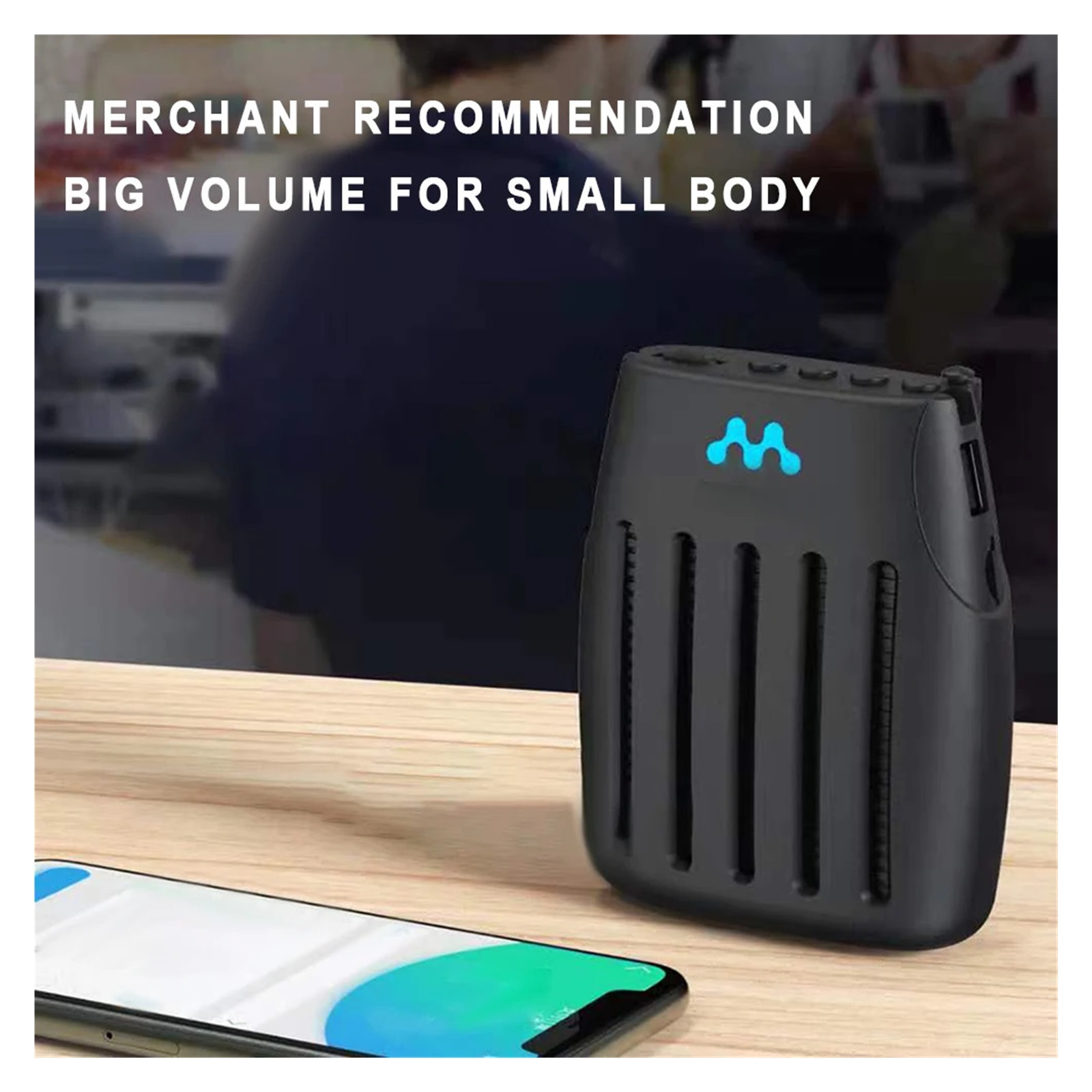 Portable Classroom Voice Amplifier Teachers BT5.0 Recharable Wireless Speakers Horn Loudspeaker With Microphone ,Powerful&Original Sound