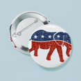 thumbnail image 3 of CafePress - Glitter Republican Elephant Button - 3.5" Button, 3 of 3