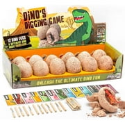 JITTERY GIT JitteryGit Dinosaur Eggs Stem Toys for Boys, Dino Excavation Fossil for Ages 3 4 5 6 7