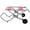 Gray, variant on 18PCS E Track Tie-Down Rail Kit for Trucks, Vans, Garages, Trailer Cargo Control System with Steel O-Ring Anchors and Ratchet Straps
