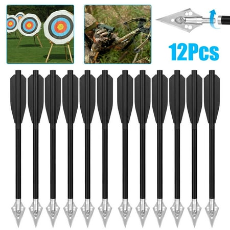 12X Crossbow Bolts 6.5 for Pistol Mini Archery Crossbow 50-80lbs