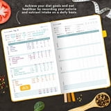 Clever Fox Fitness Journal PRO Workoutplanner met maaltijdplanner en gewoontetracker - oefenlogboek - fitnessplanner, 6 maanden (ambergeel