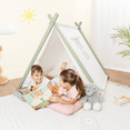 thumbnail image 4 of Comfy Cubs Kids Play Tent - Indoor Kids Tent - 100% Cotton Canvas, - Safe & Portable (Sage), 4 of 7