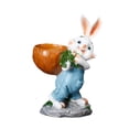 thumbnail image 1 of Estatua de Pascua Zulema con figura de conejo de jardín 16,7 cm x 11,5 cm x 25 cm, 1 of 8