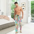 thumbnail image 5 of HPINK-T Colorful Donuts Men's Pajama Pants Super Soft Sleep Lounge Pants Pjs Bottoms with Pockets, 5 of 6