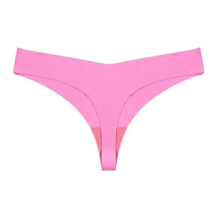 Nvzi-a Womens Seamless Underwears Panties Sexy Lace Hipster Bikini Thong Briefs Panty Underwear for Women 3pcs(Fluorescent Red L)