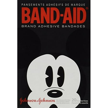2 Pack - BAND-AID Bandages Mickey Mouse Assorted Sizes 20 Each