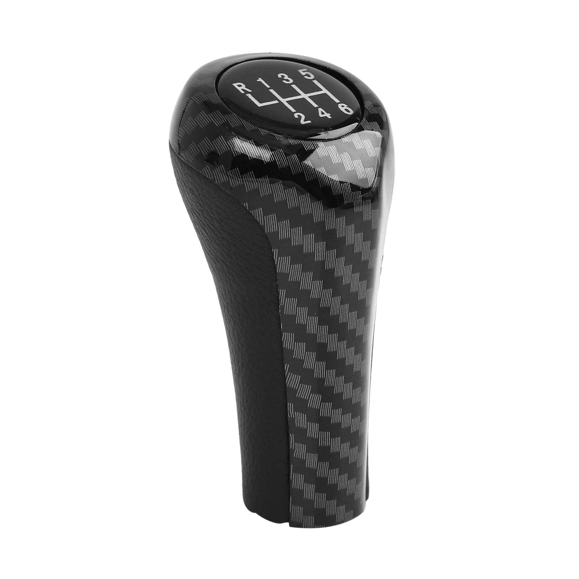 Car Manual 6Speed Gear Stick Shift Knob Lever Carbon Fiber Pattern for