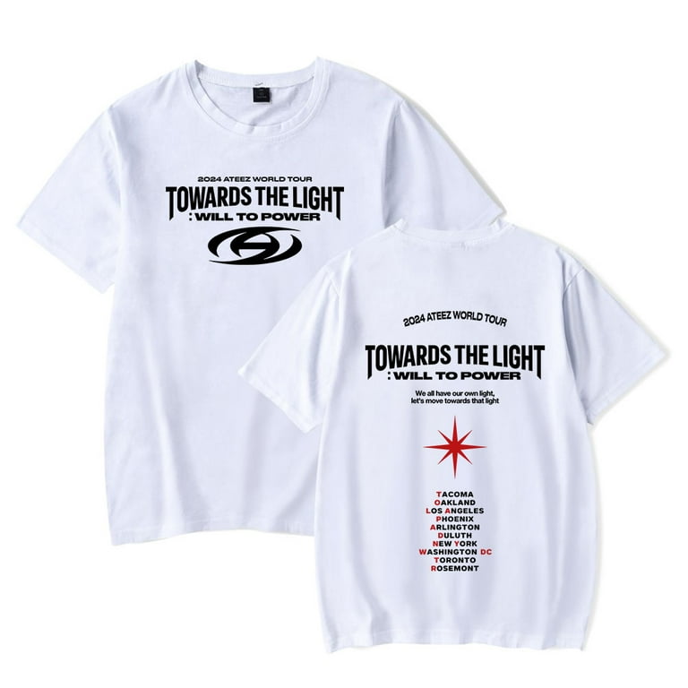 ATEEZ TOWARDS THE LIGHT Ｔシャツ ATEEZ 2025 World Tour Towards the Light: Will to Power T-shirt