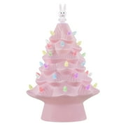 Mr. Cottontail 13 Ceramic Easter Bunny Pink Tree