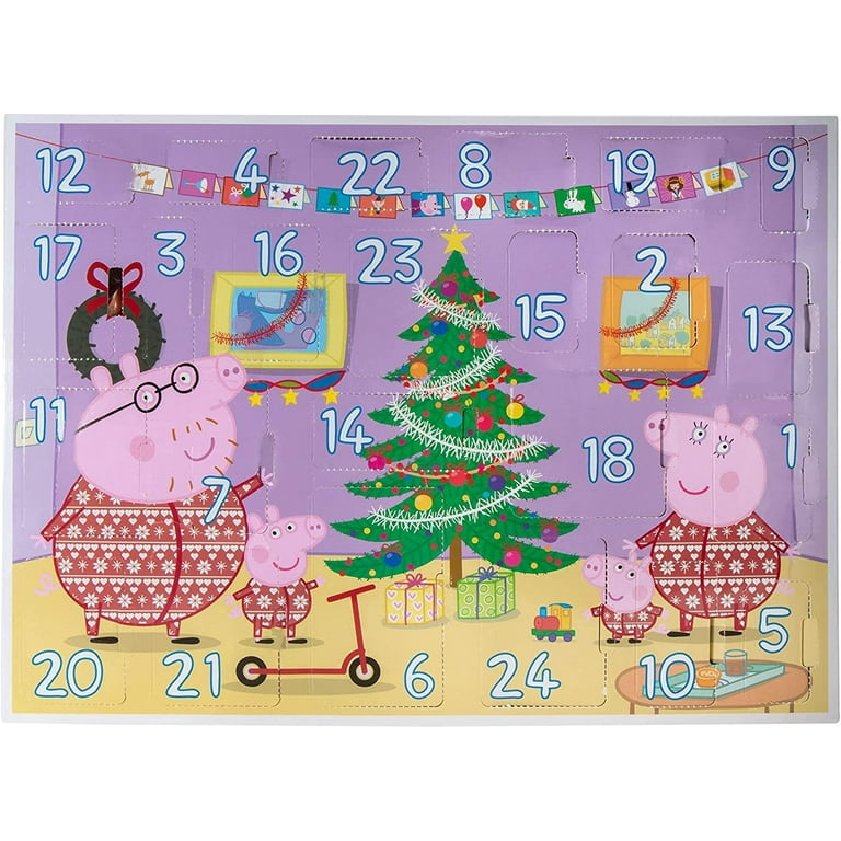 Peppa Pig Peppa's Advent Calendar Toy, 18 x 36 Inches (Open); 24