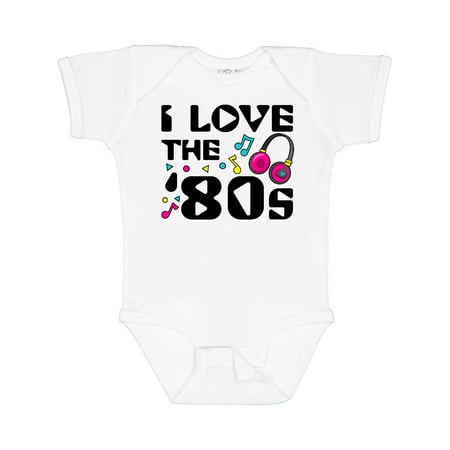 

Inktastic I Love the 80s-musical Notes Gift Baby Boy or Baby Girl Bodysuit