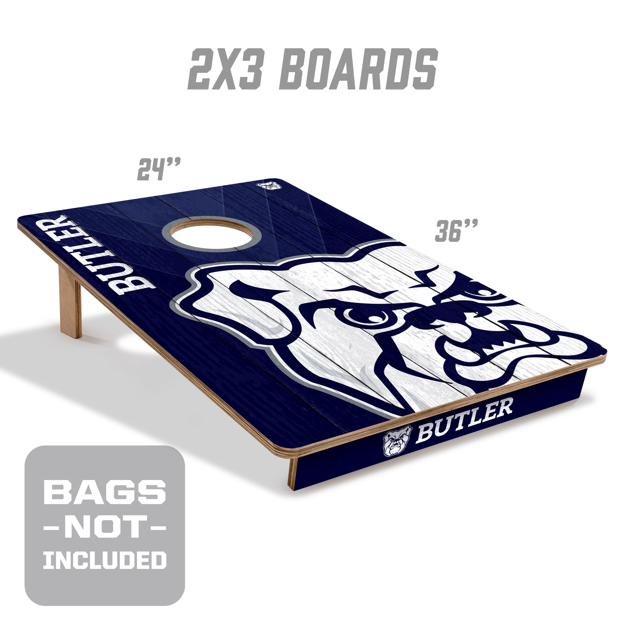 YouTheFan NCAA Butler Bulldogs 2' x 3' Cornhole Game No Bags