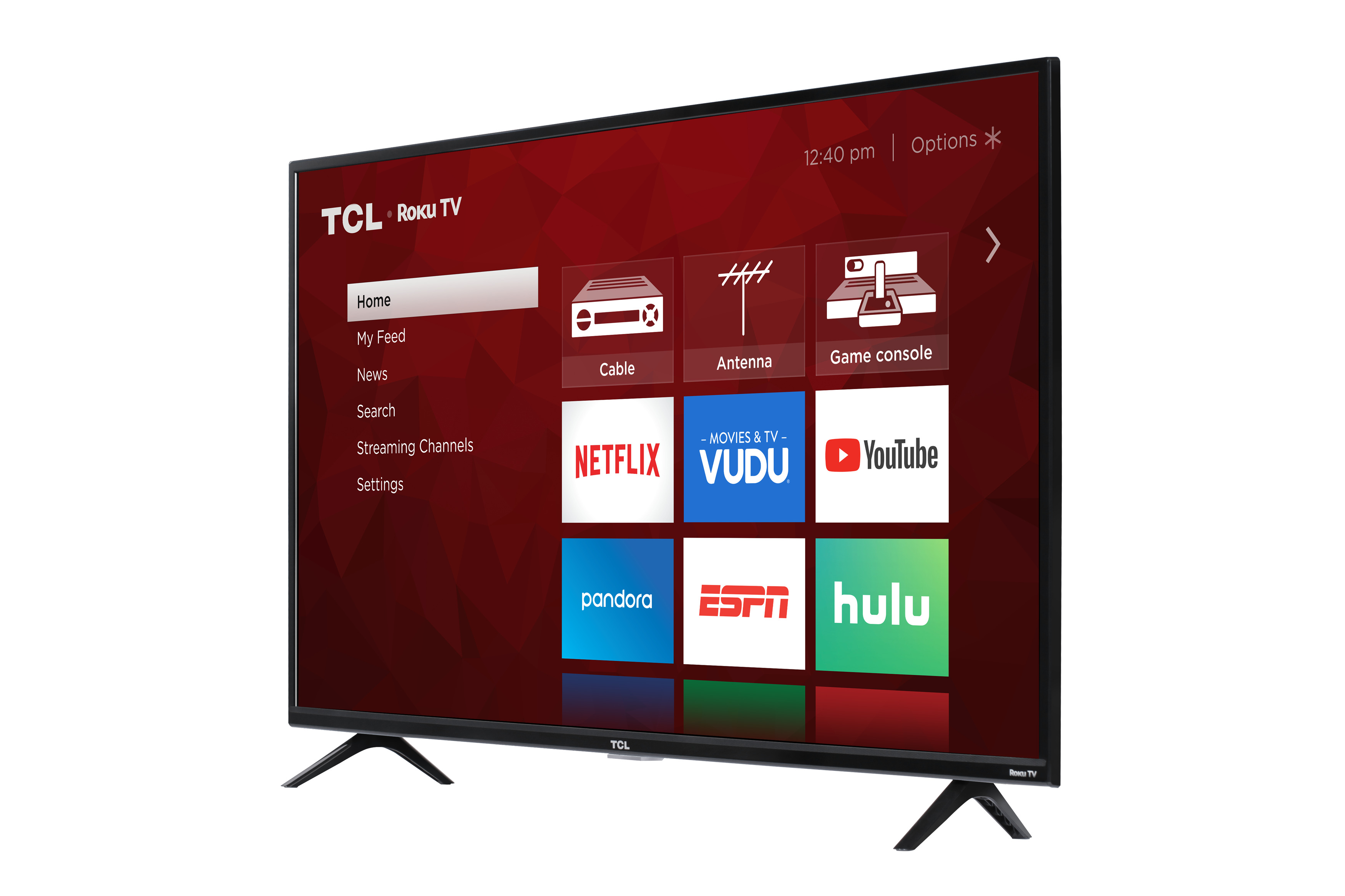 TCL 43" Class 4K UHD LED Smart Roku TV 4 Series 43S425 - image 4 of 11