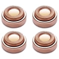 thumbnail image 1 of Cabezales de repuesto para depilación facial, se adaptan a todos los depiladores, el mejor acabado y tacto suave como se ve en la televisión, oro rosa chapado en oro de 18 quilates, 4 unidades Adepaton FLD-2488, 1 of 9