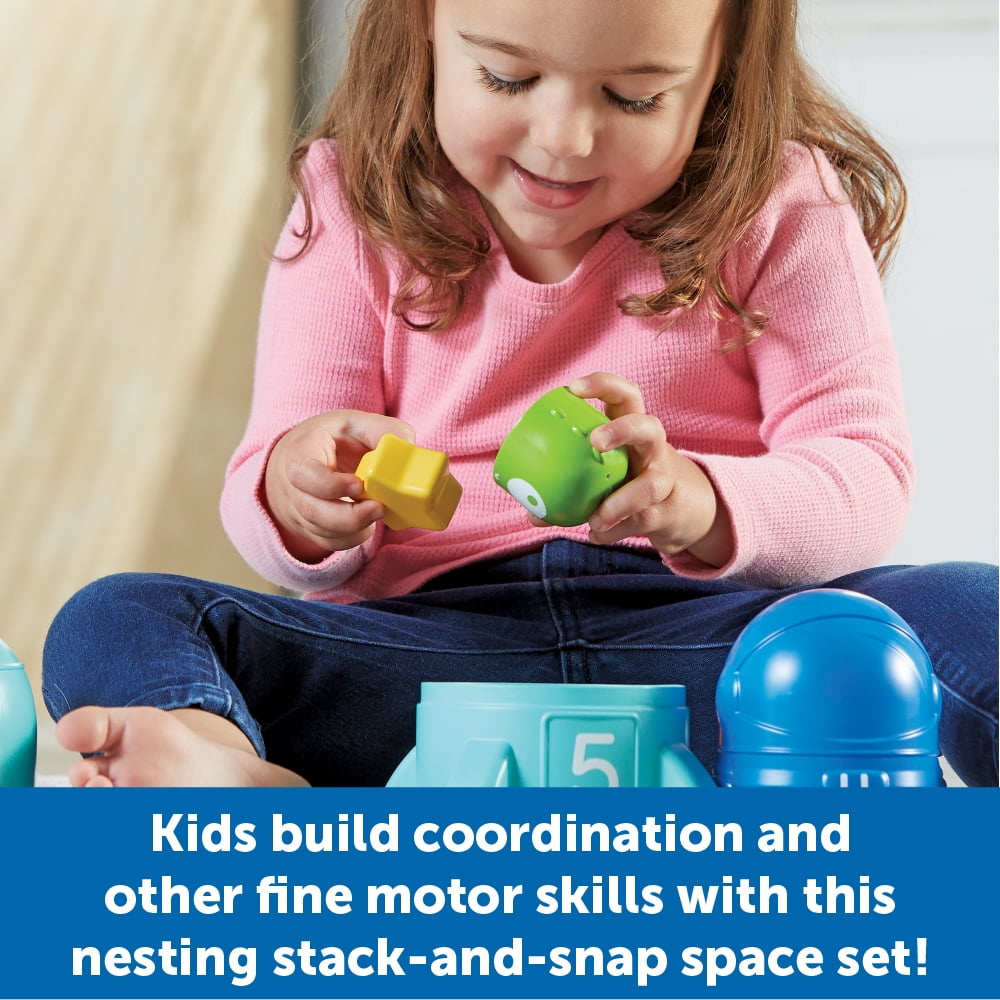 Learning Resources Nesting Space Surprise Kids Science Kit, 9 Pieces, Ages 18 Months+