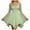 Light Green, variant on Women's Renaissance Fairy Dress A-Line Off Shoulder Corset Dresses Gothic Ball Gown Bell Sleeve Necklace Earrings (Light Green, L)
