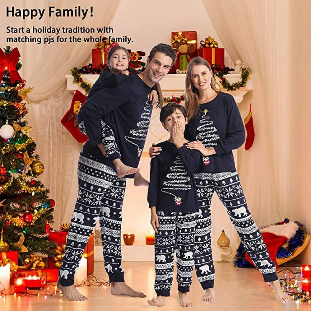 Elf Pajamas Christmas Family Christmas Pjs Matching Sets For women Walmart