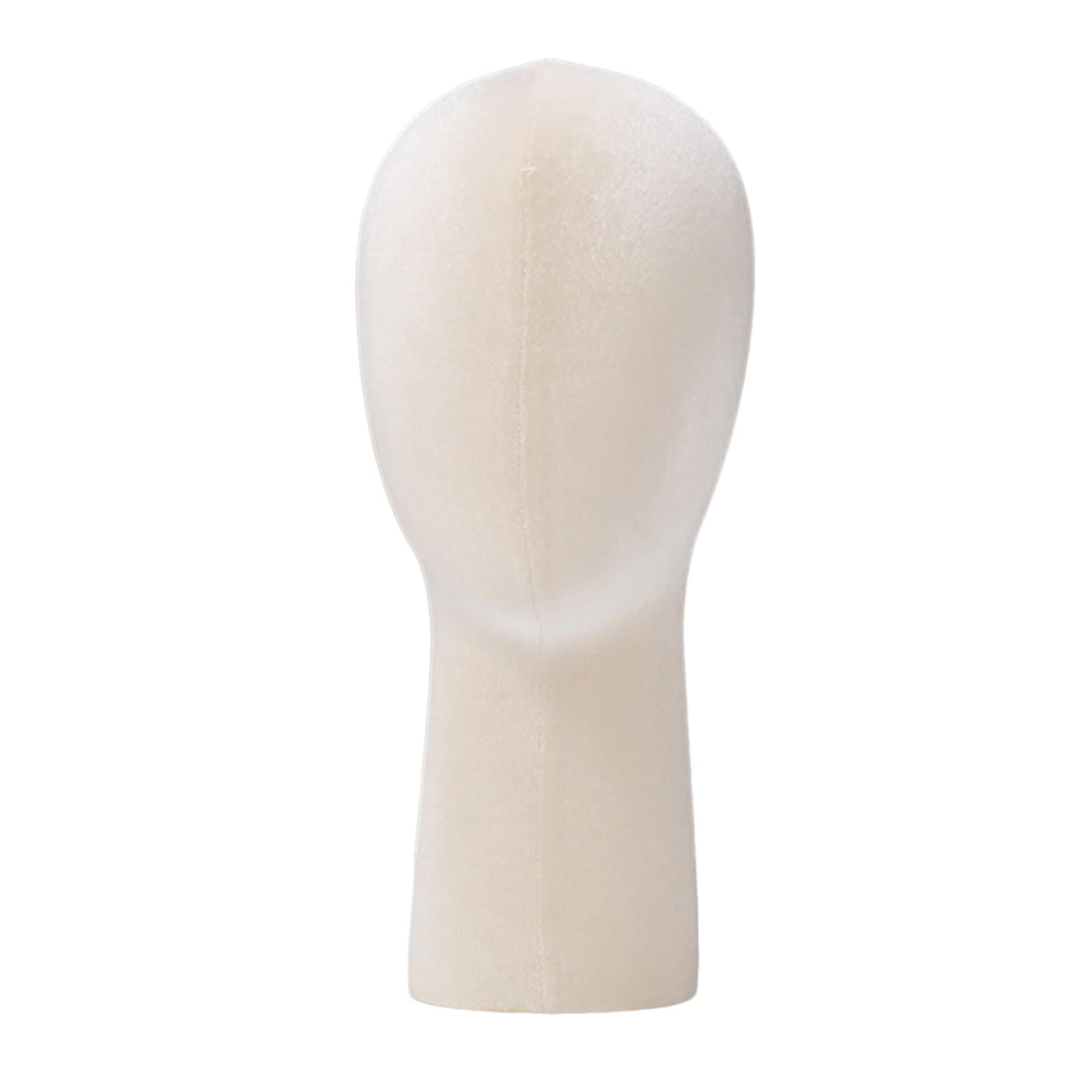 TOOYFUL Display Head Mannequin Head Model Styling Display Hat Display Stand for apricot