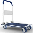 thumbnail image 7 of XPOPR Heavy Duty Foldable Push Cart  | Capacity | Upgraded Collapsible Hand Truck Platform with Swivel Wheels | Flat Bed Moving Wagon | Space Saving Push Handle White, 7 of 7